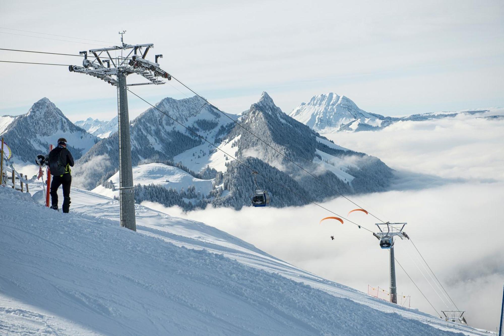 Residence Le Sapin & Bains De La Gruyere Шарме Экстерьер фото